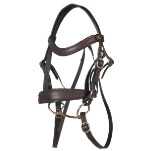 HKM Uzda z vajetmi: NASTAVLJIVA, RJAVA