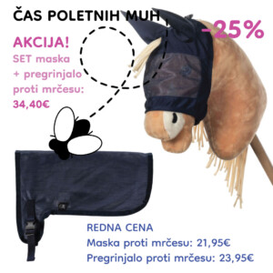 L: SET MASKA + PREGRINJALO PROTI MRČESU, MODRA