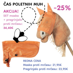 L: SET MASKA + PREGRINJALO PROTI MRČESU, ORANŽNA